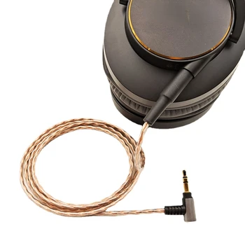 4 sklope 63 jedra Slušalke kabel Za SHURE SRH840A SRH440A visoke čistosti eno crystal baker high-fidelity nadgradnjo kabel