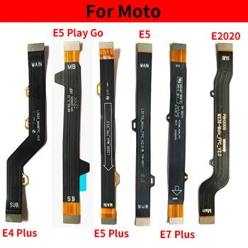 50Pcs，Za Motorola Moto E7 E4 E5 Plus Eno Vizijo Hiper Makro Fusion Plus Motherboard Flex Kabel LCD zaslon na Priključek za Zaslon Traku