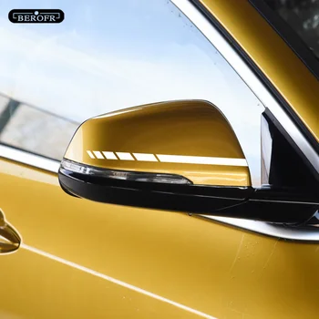 Avto styling 2pcs Nalepko Reflektivni Vrata Vozila Avto Lepilo Rearview mirror Za Infiniti Q50 Q30 ESQ QX50 QX60 QX70 dekoracijo