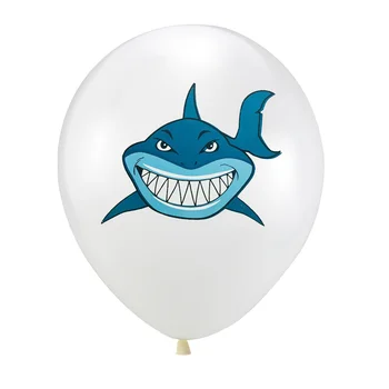Baby Tuš Dekor Shark Latex Balonov, Fant, Otroci 1. Rojstni dan Okraski BabyShower Globos Napihljive Igrače Tihem Svetu Morju