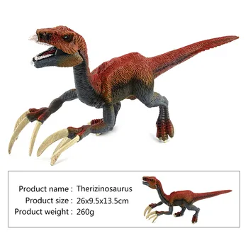 Big Velociraptor Jurassic Dinozaver Simulacije Igrača Mehko PVC Plastike Ročno Poslikane Živali Model Igrače za Otroke, Otroci Božič Darilo