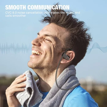 Bluetooth Neckband Slušalke Brezžične Šport Čepkov z Mic HD Nosilca Daljinski upravljalnik IPX7 Sweatproof CVC6.0 In-Ear Slušalke