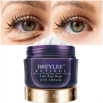 BREYLEE Retinol Gubam Odstranitev Eye Cream Anti-aging Odstranjevalec podočnjake Očesne Torbe Fine Linije Učvrstitev Vlažilne Eye za Nego Kože