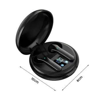 Brezžične Slušalke Hi-fi se Dotaknite Nadzor Bluetooth-compatible5.0 Šport Stereo Čepkov LED Zaslona za V uho Slušalke s Polnjenjem Polje