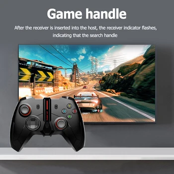 Brezžični Igre Ročaj Dvojno Vibracije 2.4 G Brezžični Gamepad Palčko Krmilnik z Šestih Osi Gaming Pripomočki za Xbox Eno P3