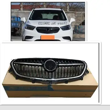 Chrome Sprednji Zgornji del Odbijača Kapuco Radiator Grill Rešetka, Nova, Primerna Za Buick Encore 2017-2018 1PC Z logotipom