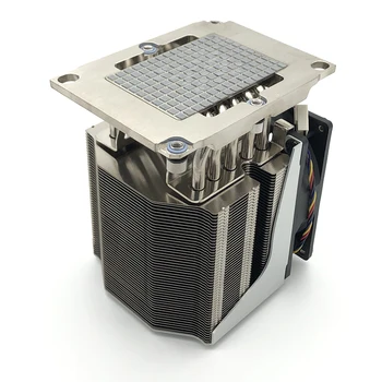 COOLSERVER R91 CPU Strežnik Hladilnik 5 heatpipes 205W Stolp Aktivno hlajenje Zračno hlajeni hladilnik Za LGA3647 Pravokotne Motherboard