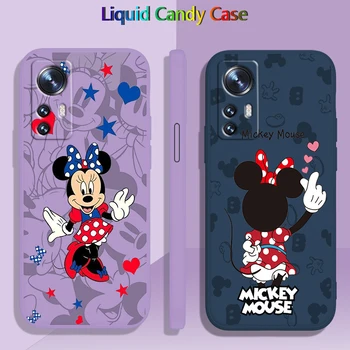 Disney Srčkan Mickey Minnie Nekaj Za Xiaomi Mi 12S 12 12X 11i 11T 11 10 10 10T 9 Pro Lite Ultra 5G Tekoče Vrv TPU Primeru Telefon