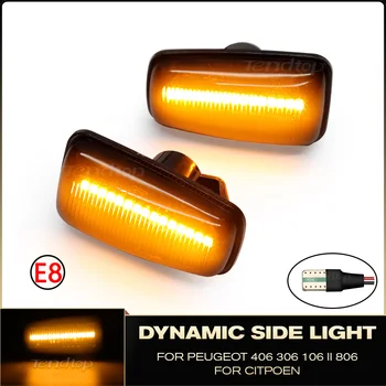 Dynamic LED Blinker Vključite SIgnal Strani Luč Za Citroen Berlingo Jumpy Saxo Xantia Xm ZX Peugeot 106 36 406 806 STROKOVNI PARTNER