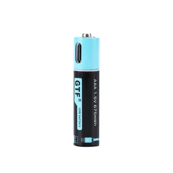 GTF 1,5 V AAA Polnilne Baterije 675mwh USB Polnilna Litij-Polimer Baterije za Daljinski upravljalnik Brezžično Miško AAA Celice