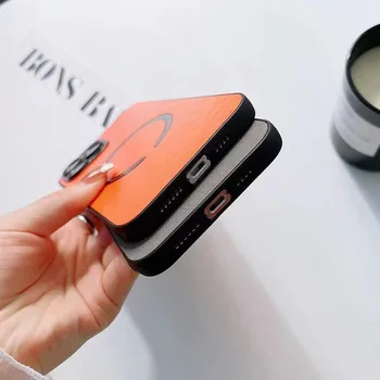 Magnetni Brezžično Polnjenje Magsafing Primeru Za Xiaomi Mi 12 Ultra Mi 12 12S 11 Pro 11 Ultra 10 Slim Mehko Shockproof Usnja Kritju