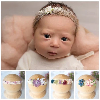 Novo dekle otroka glavo cvet hairband original novorojenčka fotografija rekviziti baby glavo studio stranka rekviziti