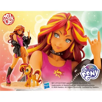 Original Anime Slika My Little Pony SV296 Sunset Šimrom Akcijska Figura, Igrače za Fante, Otroci Božično Darilo Zbirateljske Model