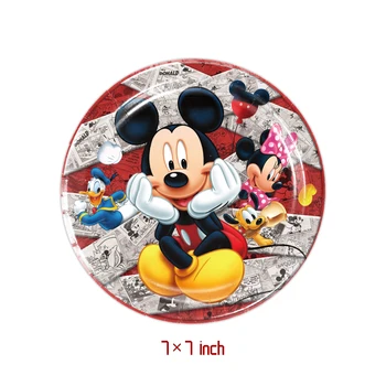 Strip Disney Mickey Mouse Tematskih Happy Birthday Party Dekoracijo Posode Za Enkratno Uporabo Balon Banner Baby Tuš Dekle, Fant Darilo