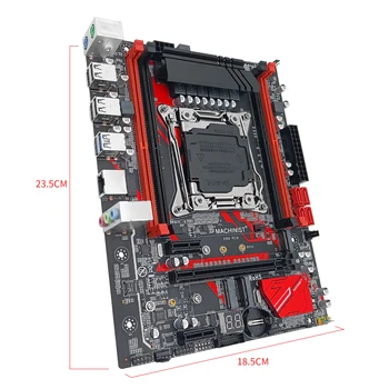 STROJNIK X99 Motherboard Podpira Xeon E5 2620 V3 2650 V3 2666 V3 CPU Procesor DDR4 ECC RAM Pomnilnika Štiri Channe NVME M. 2 RS9