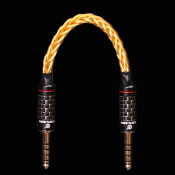 SYRNARN 8 Core 26AWG OCC Bakra, Zlata, Mešani 2.5/3.5/4.4 mm do 2.5/3.5/4.4 mm Uravnoteženo Kabel za Snemanje Avdio Ojačevalnik za Slušalke