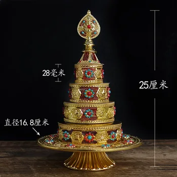 Tibera Okraski Soba Dekor Feng Shui Dom Dekoracija Dodatna Oprema Zen Vrt Kovinske Obrti Figur Manza