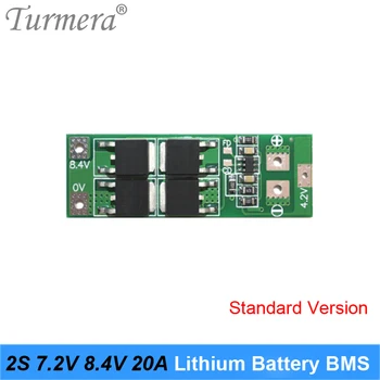 Turmera 2S 20A BMS 18650 21700 26650 Litijeva Baterija Protection Board 7,2 V 8.4 V za Izvijač Električna Orodja in Uporabo Žaromet