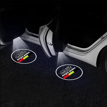 Vrata avtomobila Dekoracijo 3D Brezžični Projektor Lučka HD Dobrodošli Luči Pribor Za Honda Mugen Moč Državljanske Gen Ssf Fit Soglasju Crv
