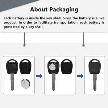 XNRKEY Original VL2020 2020 Tip Litij Baterija Noge Akumulatorska Baterija za BMW Avto Ključ z Brezplačno lupini Primeru