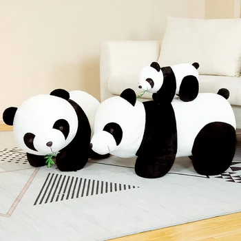 1pc 20 CM Lep Bambusa Listi Panda Plišastih Igrač Srčkan Mehko Polnjene Živali Kitajski Nacionalni Zaklad Panda Baby Darila za Otroke Slike 2