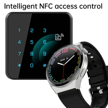 2022 NFC Bluetooth Klic Pametno Gledati Moške Rotacijski Gumb po Meri watch face 260Mah Velike baterije Nepremočljiva Smartwatch GPS Šport Progi Slike 2
