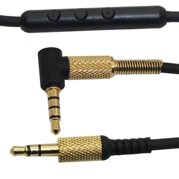 3,5 mm Podaljšek Zamenjava Slušalke Kabel z Mikrofonom kontrolnika za Glasnost za Marshall Večjih II Zaslon MID Slike 2