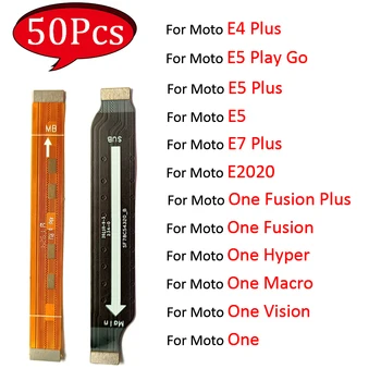 50Pcs，Za Motorola Moto E7 E4 E5 Plus Eno Vizijo Hiper Makro Fusion Plus Motherboard Flex Kabel LCD zaslon na Priključek za Zaslon Traku Slike 2