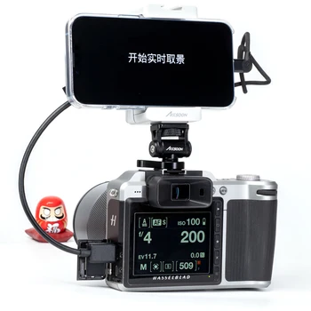 Accsoon Hladno Čevelj Adapter Za Namizni Streljanje DSLR Kamero, Monitor držalo za Nikon Canon Sony Nastavljiv Za Foto Studio Slike 2