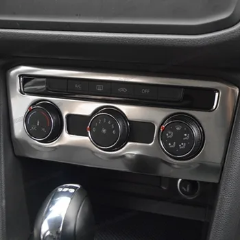Avto Center Konzole klimatske naprave Gumb za Nadzor Zajema Chrome za Volkswagen Vw Tiguan 2017 2018 2019 2020 2021 Auto Slike 2