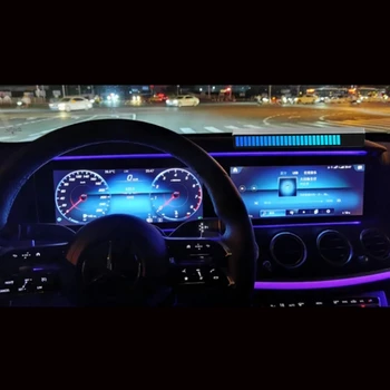 Avto Led Luči, Zvočni Nadzor Pickup Ritem Lahka Glasba Vzdušje Svetlobe RGB Pisane Cev USB za Varčevanje z Energijo Avto Vzdušje Svetlobe Slike 2