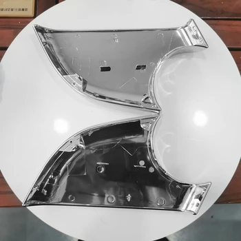Avto Strani Chrome Rearview Mirror Spodnji Spodnji Pokrov ležišča za Tesla Model 3 2017-2021 Slike 2