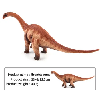 Big Velociraptor Jurassic Dinozaver Simulacije Igrača Mehko PVC Plastike Ročno Poslikane Živali Model Igrače za Otroke, Otroci Božič Darilo Slike 2