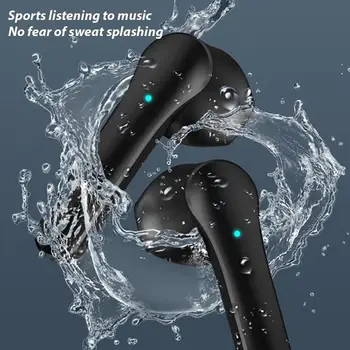 Brezžične Slušalke Hi-fi se Dotaknite Nadzor Bluetooth-compatible5.0 Šport Stereo Čepkov LED Zaslona za V uho Slušalke s Polnjenjem Polje Slike 2