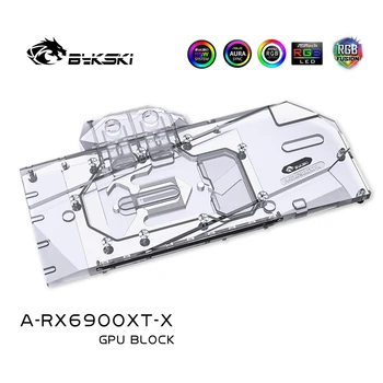 Bykski VGA Vode Blok Za AMD Ustanovitelj Edition Radeon RX6900XT RX6800XT 6800XT/Yeston RX6800XT Video Kartice,-RX6900XT-X Slike 2