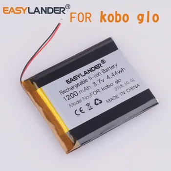 Easylander 3,7 V 1200mAh Polnilne li-Polymer Li-ionska Baterija Za E-book Reader Kobo glo N613 e-ink baterija S priključkom Slike 2