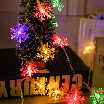 FENGRISE Snežinka LED Luči Vesel Božič Okraski Za Dom 2022 Božično Drevo Ornament Božič Navidad Darila, Novo Leto 2023 Slike 2