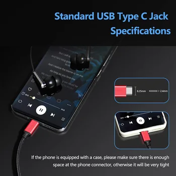 Hi-fi Digitalni USB Tip C do 3,5 mm Adapter USBC Jack za Slušalke Pretvornik za Samsung A53 S22 A33 A73 5G Galaxy Tab S8+ S7 Note10 20 Slike 2
