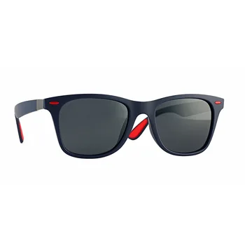 JAXIN Klasičnih Polarizirana Kvadratnih sončna Očala Moških Retro Divje Črna sončna Očala Ms. blagovno Znamko Design Potovalnih Vožnje Očala UV400 okulary Slike 2