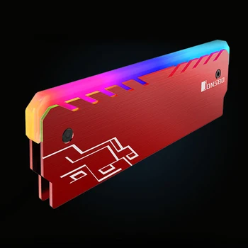 Jonsbo NC-1 RAM Heatsink Hladilnik RGB 256 Barv PC Pomnilnik Hlajenje Telovnik hladilnega telesa Radiator Za DDR DDR3 DDR4 Namizni RAČUNALNIK Ram Pomnilnika Slike 2