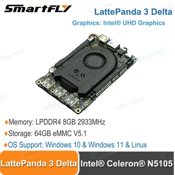 LattePanda 3 Delta 864 - Intel Celeron N5105 Windows/Linux Single Board Computer Quad-Core CPU LPDDR4 8GB/64GB eMMC UHD Grafike Slike 2