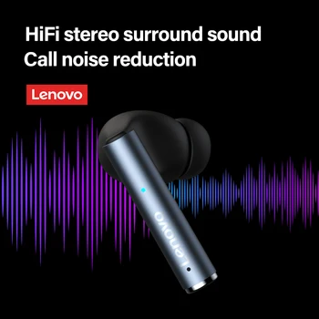 Lenovo LP60 TWS Slušalke Brezžične Bluetooth 5.3 HIFI Stereo Zmanjšanje Hrupa Slušalke Touch Kontrole 300mAH Nizke Zakasnitve za Slušalke Slike 2