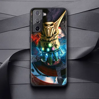 Mehko Črni Pokrov Avengers Captain America Za Samsung Galaxy S21 S22 S20 FE Ultra S10 S10e Lite S9 Pro Plus Primeru Telefon Slike 2