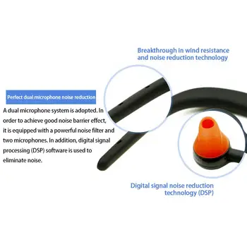 Moda Nevihta Val 3 Črna Brezžična tehnologija Bluetooth-združljive Slušalke HD Voice S Hrupom & Veter Blackout Slušalke Padec Ladijskega prometa Slike 2