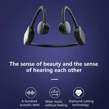 Q50 Brezžične Slušalke Bluetooth, združljiva 5.0 8GB MP3 Predvajalnik IPX8 Nepremočljiva Hands-free Kostne Prevodnosti Slušalke za Šport Slike 2