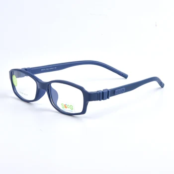 SECG Kvadratnih Trdna Snemljiv Otroci Očal Okvir Prilagodljiv TR90 Silikonski Otrok Očala Očala Okvir Recept Lunette Slike 2