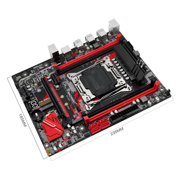 STROJNIK E5 RS9 Motherboard LGA 2011-3 Set Komplet Xeon E5 Razdaljo 2670 V3 CPU Procesor 64 G=16 G*4 DDR4 ECC RAM Combo Štiri-Kanalni NVME M. 2 Slike 2