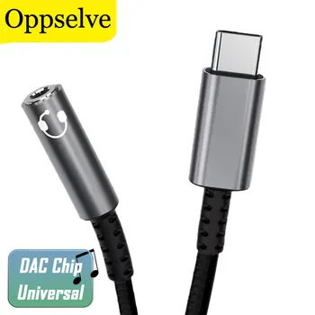 USB Tip C Do 3,5 MM Audio Adapter HI-fi Čip z DAC 3.5 mm Jack za Slušalke AUX Pretvornik Za HUAWEI MatePad Pro/M6/M5 Pro Tablet Slike 2